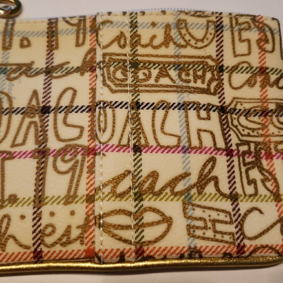 Plaid Coach wristlet - NWT - Picture 3 of 7